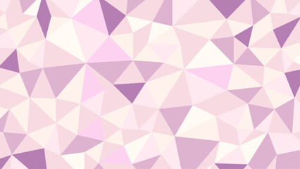 パステルカラーのピンク色の三角形の幾何学模様