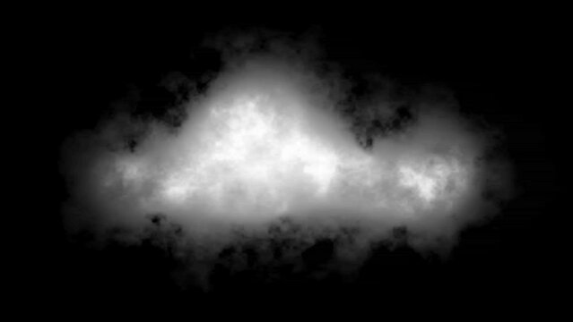 Isolated dynamic clouds transparent background, Smoke, Fog, weather, steam