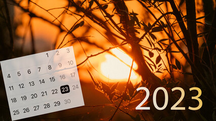 September 23 is the day of the Autumnal Equinox. The symbol day is equal to night, the sun glare.