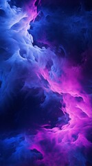 Fototapeta premium A colorful night sky with clouds and stars