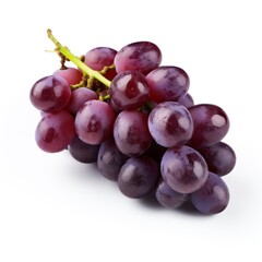 Fototapeta premium Beautiful grapes isolated on white background