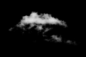 Obraz na płótnie Canvas Biała chmura na tle, dym