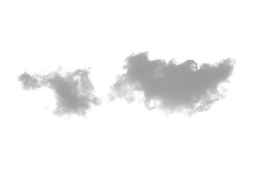 Biała chmura na tle, dym