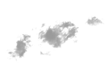 Biała chmura na tle, dym