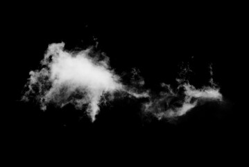 Fototapeta na wymiar Biała chmura na tle, dym
