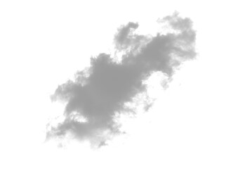 Biała chmura na tle, dym