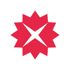 Unaccepted, rejected badge icon - modern style - 2