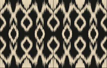 Ethnic abstract ikat art. Aztec ornament print. geometric ethnic pattern seamless  color oriental.  Design for background ,curtain, carpet, wallpaper, clothing, wrapping, Batik, vector illustration.