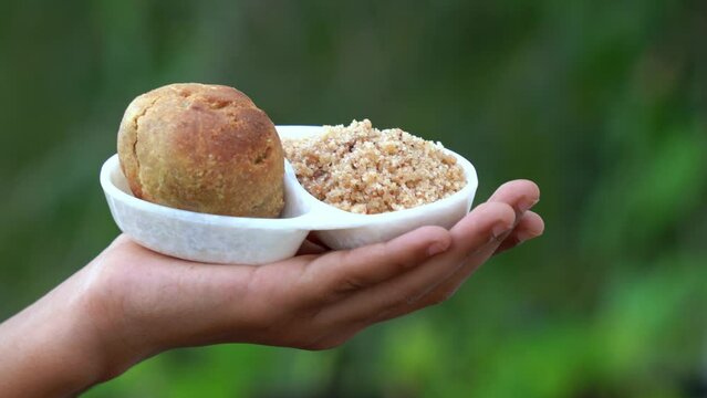 Daal Baati Churma is a popular Healthy food from Rajasthan, India.