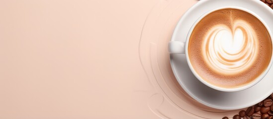 copy space image of of coffee milk mixing