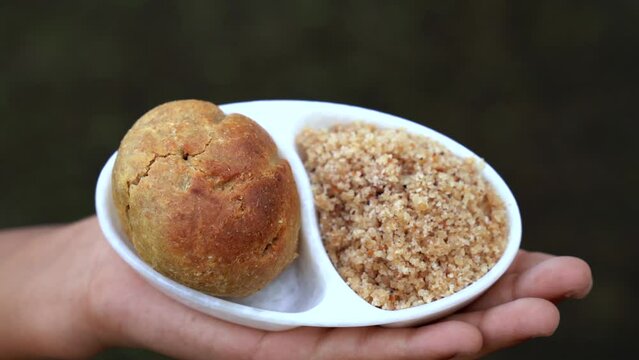 Daal Baati Churma is a popular Healthy food from Rajasthan, India.