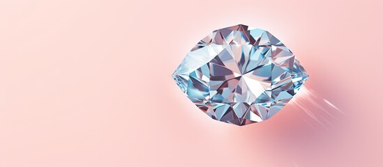 copy space image of isolates diamond jewel