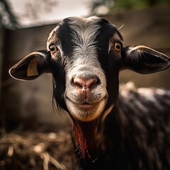 portrait of a sheep