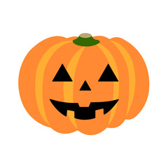 Halloween Pumpkin vector isolated design on white background