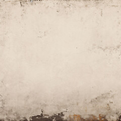 Fototapeta premium aged concrete wall with a close-up shot, featuring a vintage, plain cream-colored cement wall background texture.retro charm reminiscent of antique parchment paper.