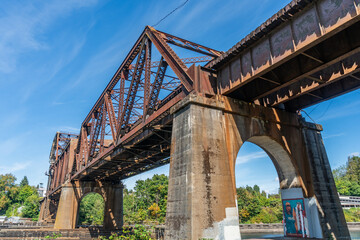 Ballard Locks Train Trestle 5