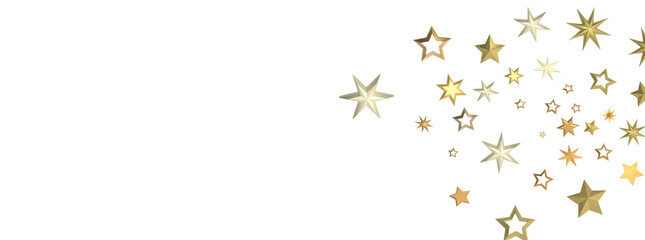 Stellar Christmas Symphony: Exquisite 3D Illustration of Falling Stars in Harmonious Motion for the Holidays