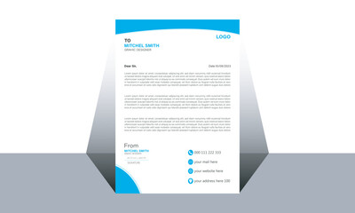 Modern Creative & Clean business style letterhead bundle of your corporate project design.set to print with vector & illustration. corporate letterhead