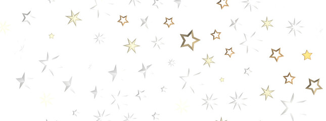 Stars - stars. Confetti celebration, Falling golden abstract decoration for party, birthday celebrate,
