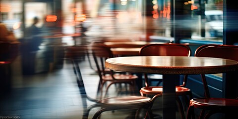 Urban elegance. Dinner in city. Captivating scene. Cafe chronicles. Moments in modern dining. Street side serenity. Restaurant blur