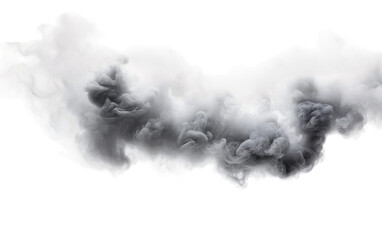 Smoky Vapor Isolated on a Transparent Background PNG. Generative AI
