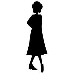 silhouette, people, business, , black, person, vector, illustration, shadow, standing, fashion, body, art, model, woman, female