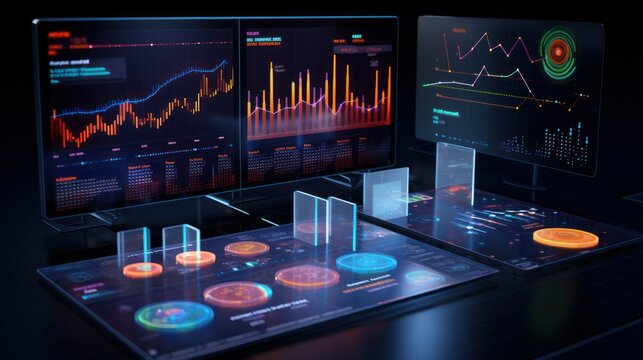 Illustrate the process of analyzing vast amounts of  data with visuals of data streams, algorithms