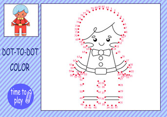 children's educational game. logic game. connect the dots by numbers. handwriting training. coloring book. New Year. Christmas. Father Frost. Santa Claus. Snow Maiden.