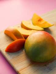 Sliced Mangos