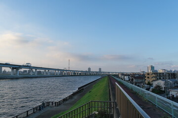 荒川の景色　Arakawa River Scenery