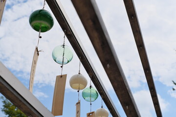 川越氷川神社の風鈴　Wind bell at Kawagoe Hikawa Shrine