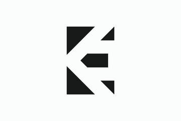 initial letter e logo design for your business