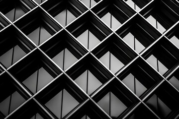 Abstract background architecture lines. shade, and shadow in modern architecture detail, black and white, 