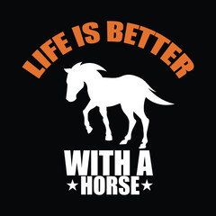 Horse T-shirt design