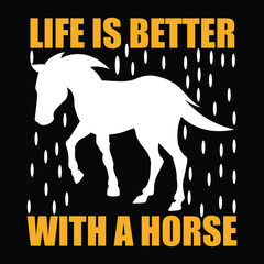 Horse T-shirt design