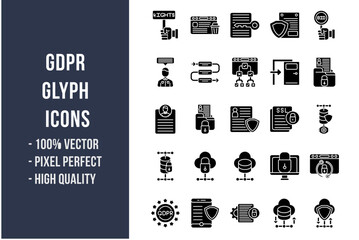 GDPR Glyph Icons