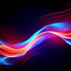 Abstract futuristic background with glowing light effect