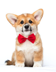 cute funny welsh corgi puppy