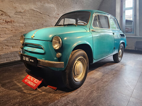 Daugavpils, Latvia - July 02, 2023: Retro car ZAZ-965