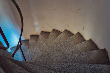 staircase in the old building - Verlassener Ort - Urbex / Urbexing - Lost Place - Artwork - Creepy...