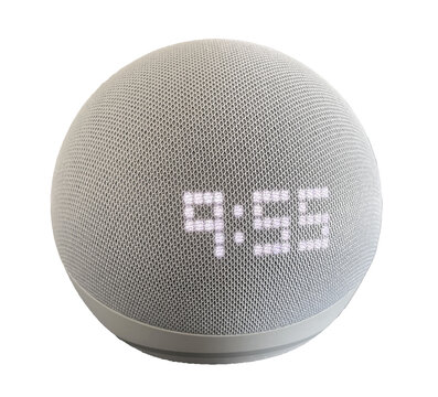 Amazon Echo Dot voice assistant device.