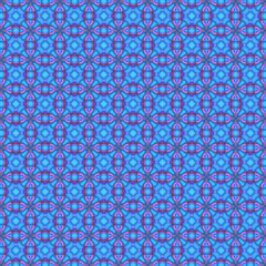 quadratische fläche aus 9x9 einzelnen nahtlos miteinander verbundenen quadraten gefüllt mit einem abstrakten vorwigend blauem muster, mosaik, teppich, 
