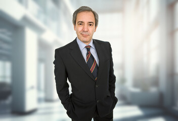 Fototapeta premium business man portrait at the office