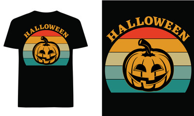 Halloween  pumpkins t-shirt 