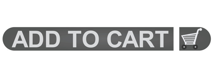 Add to cart icon. vector