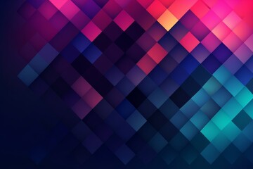 A vibrant and geometric abstract background with colorful squares