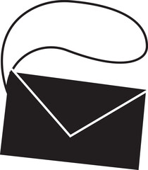 handbag icon on white background, Women Fashion Bags