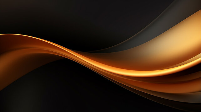 fundo gradiente abstrato preto e dourado, espa&ccedil;o de c&oacute;pia, efeito de textura