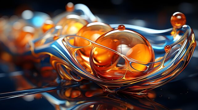 Liquid Metal Dreams, Mercury rivers, molten reflections, metallic abstraction, fluid alloys, futuristic industrial, liquid luminescence (Generative AI)