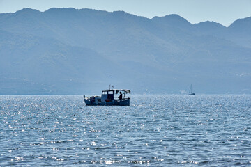 Barca pescatore greco